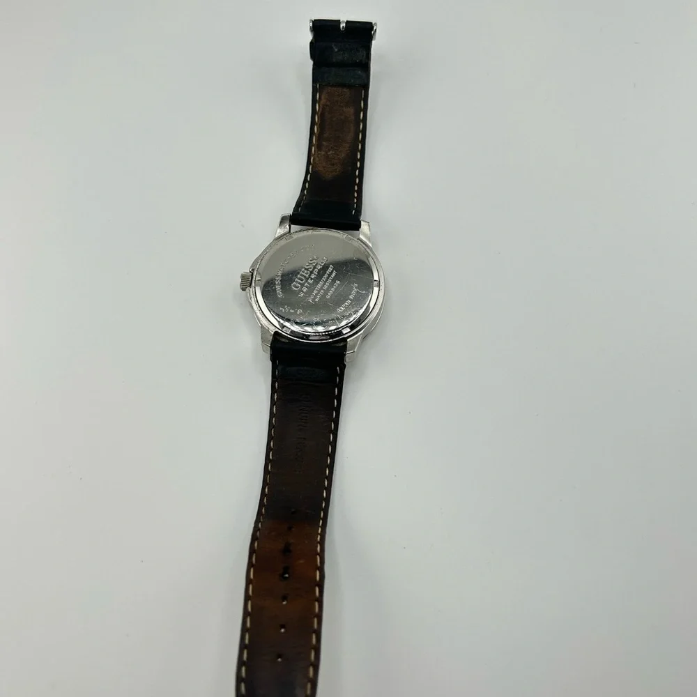 Guess Black and Silver Chronograph Watch Black dial #532